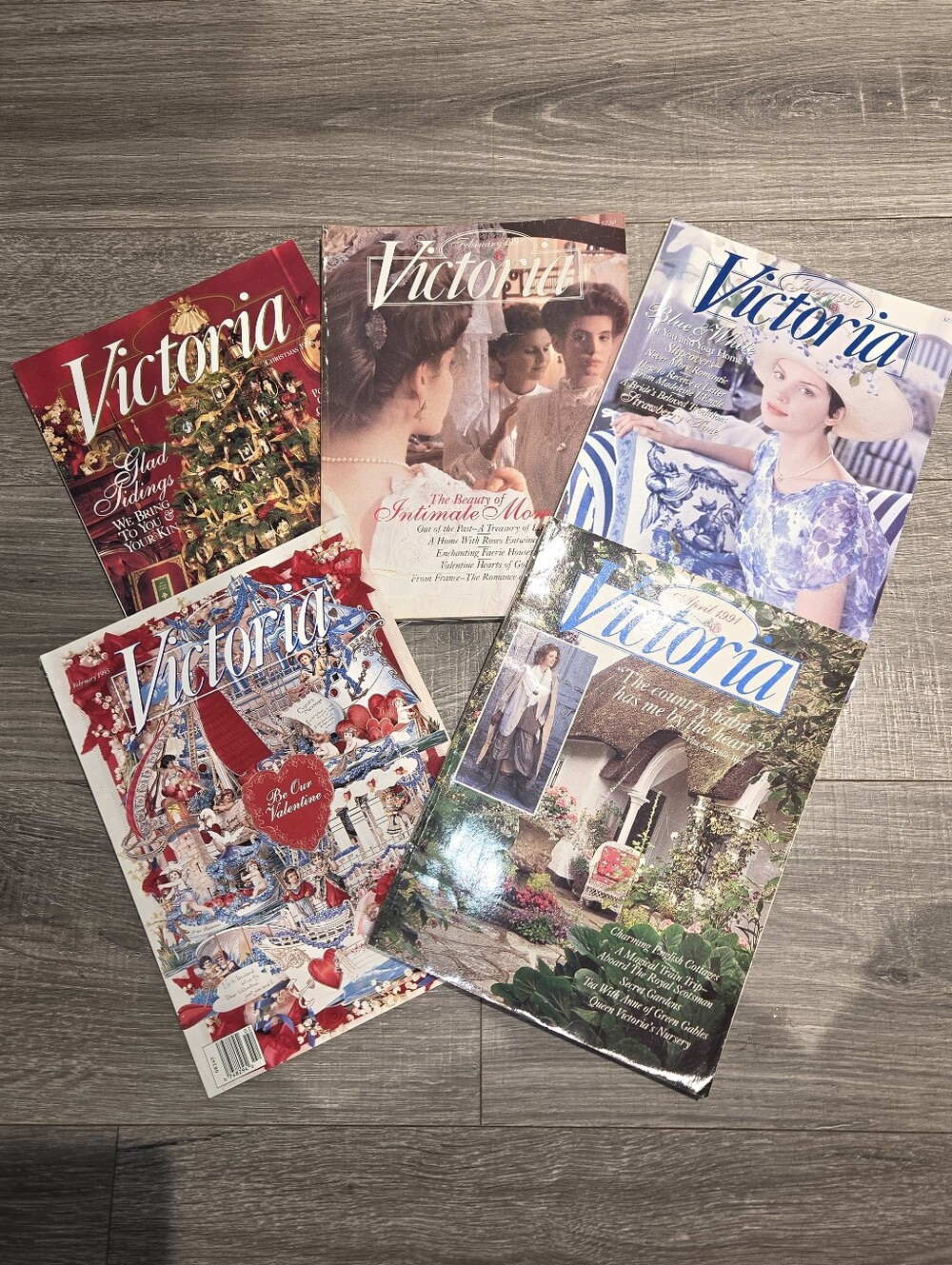 Vintage Victoria Magazines Lot 1991 1995 1996 Home Decorating Victorian Romace